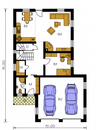 Floor plan of ground floor - TREND 272